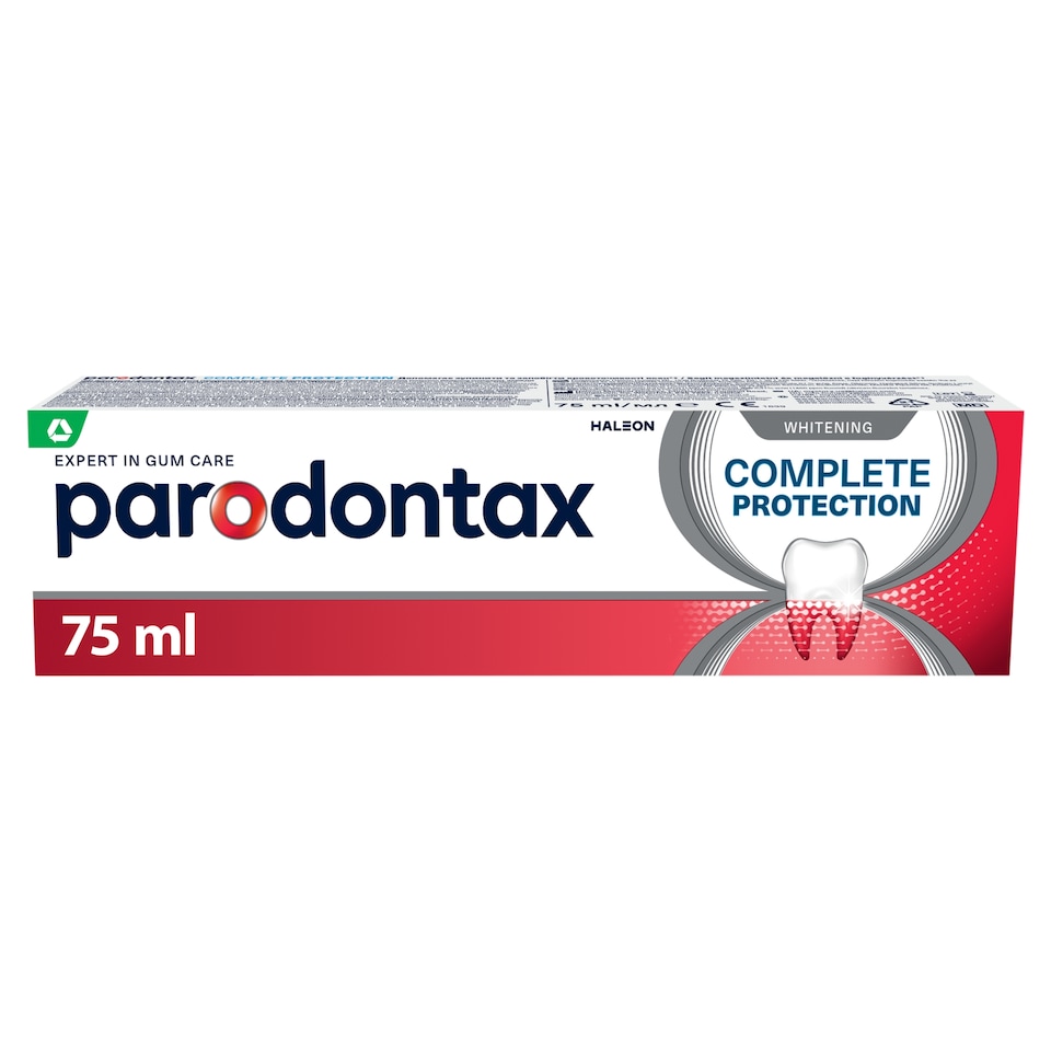 image 1 of Parodontax Complete Protection Whitening Toothpaste with Fluoride 75 ml