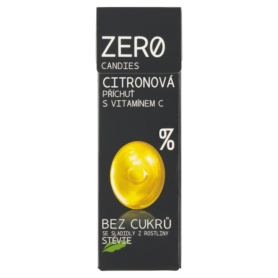 Zero Candies Citronová příchuť s vitamínem C 32g