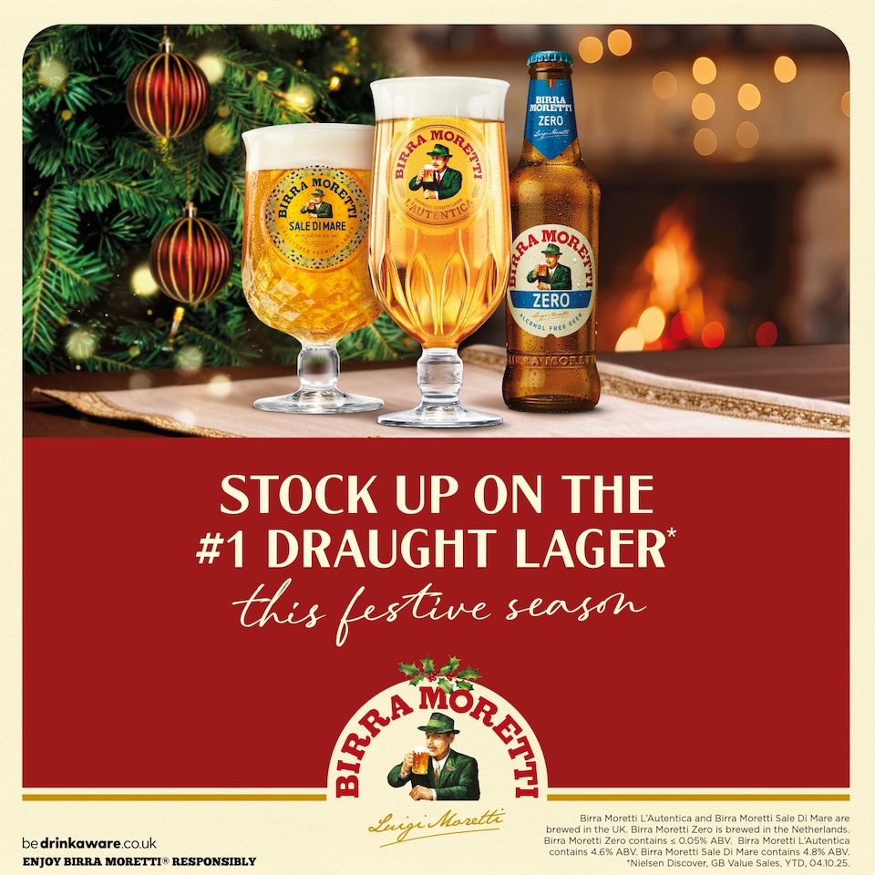 image 1 of Birra Moretti Premium Lager Beer Bottle 12x330ml