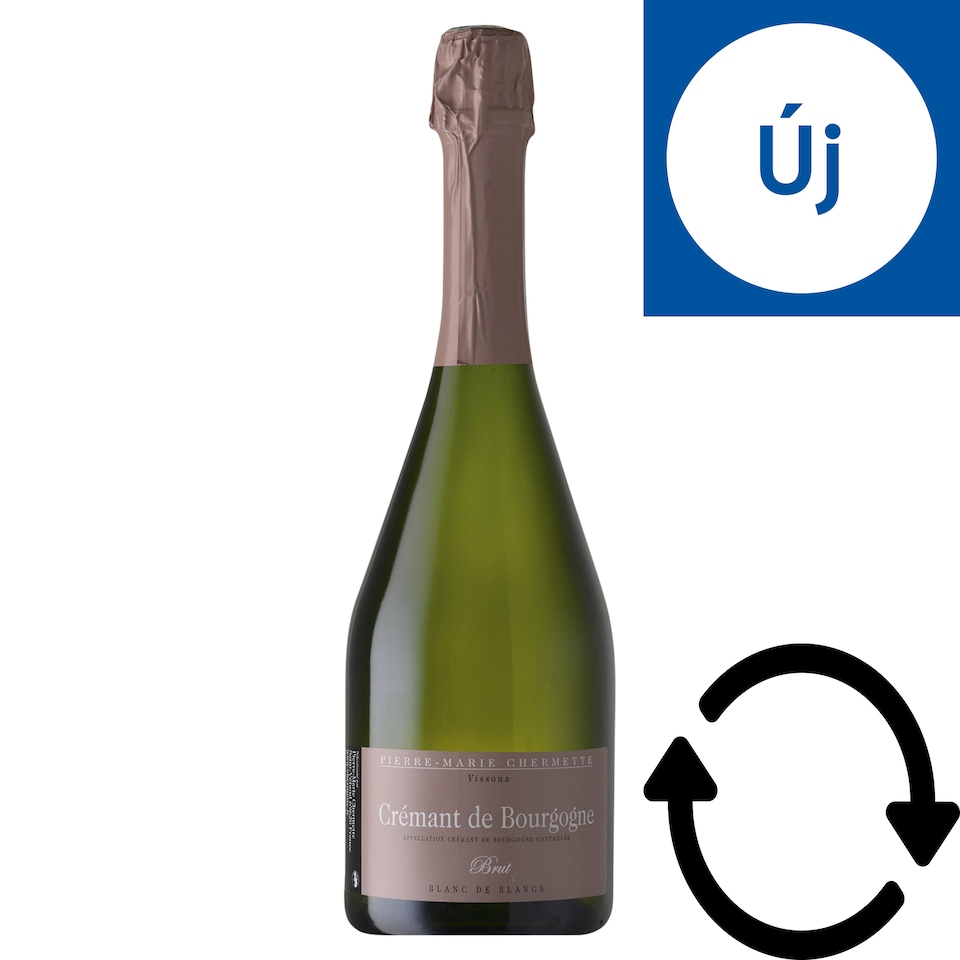 Pierre-Marie Chermette Crémant de Bourgogne Blanc de Blancs Brut száraz fehér crémant 12,5% 0,75 l