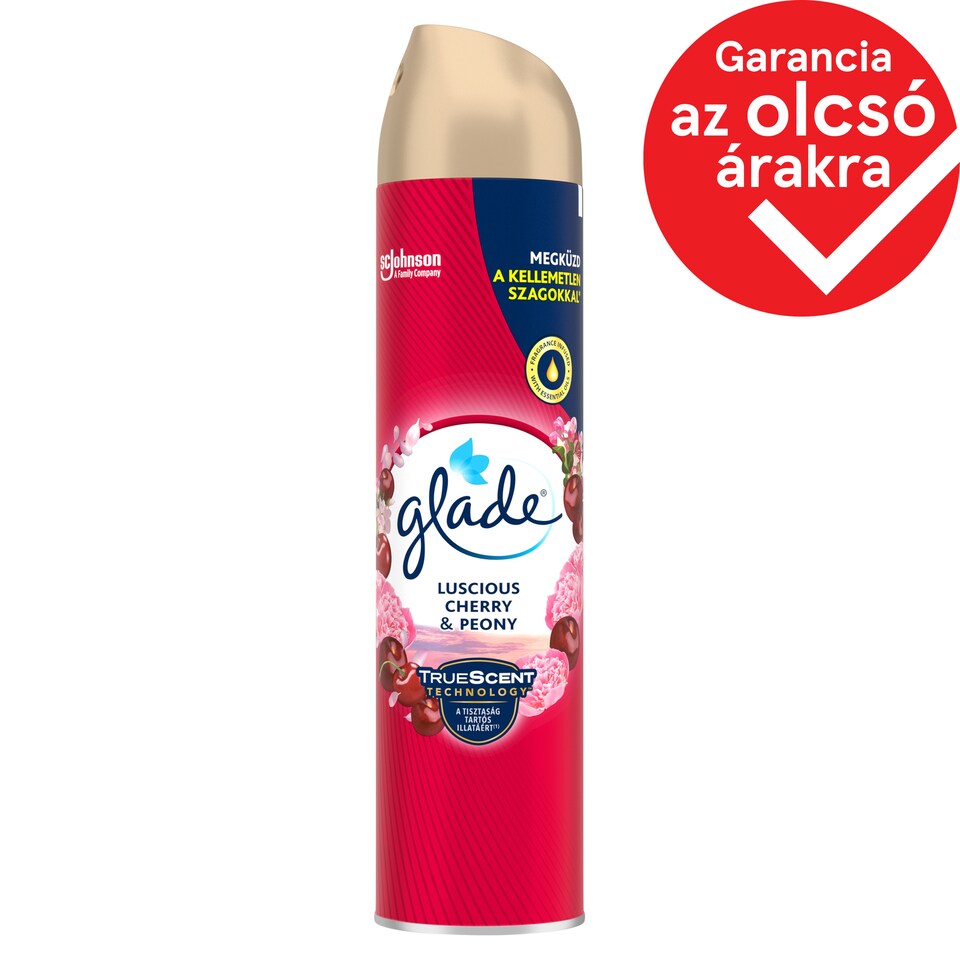 Glade Luscious Cherry & Peony légfrissítő aeroszol 300 ml