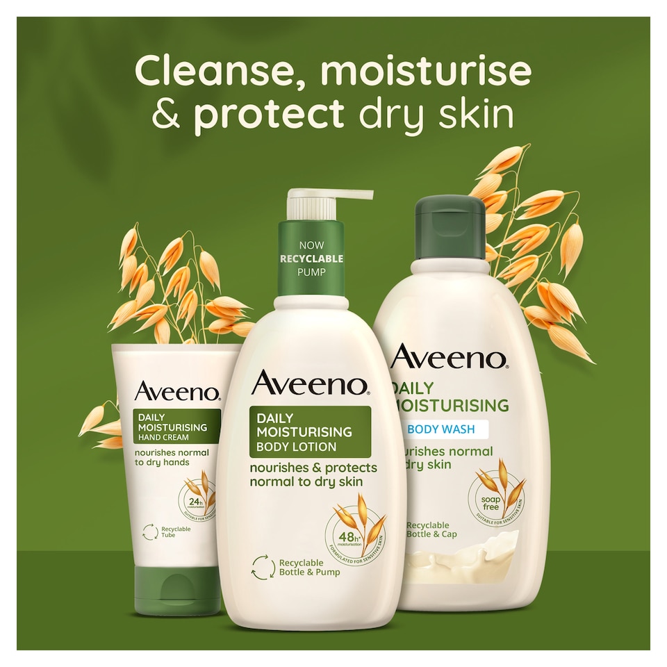 image 1 of Aveeno Daily Moisturising Body Lotion Moisturiser Sensitive Skin 500ml