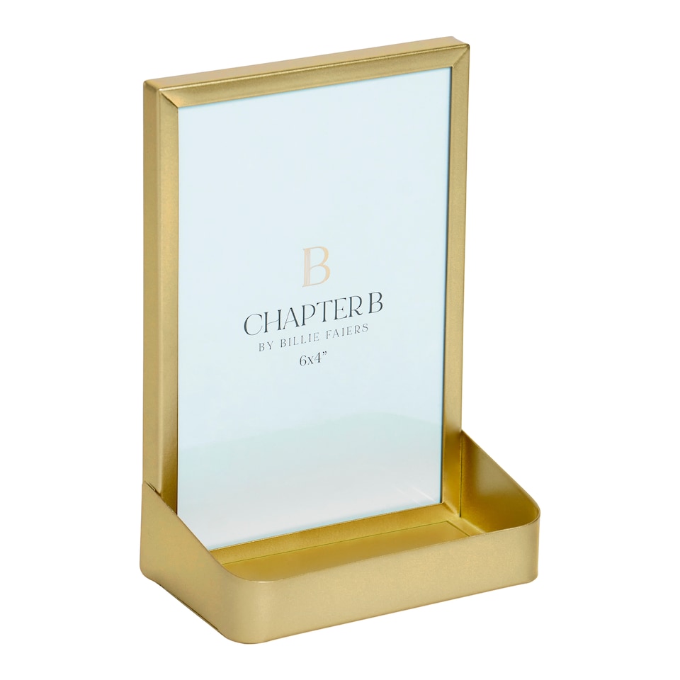 image 1 of Chapter B Gold Shelf Photo Frame 6X4