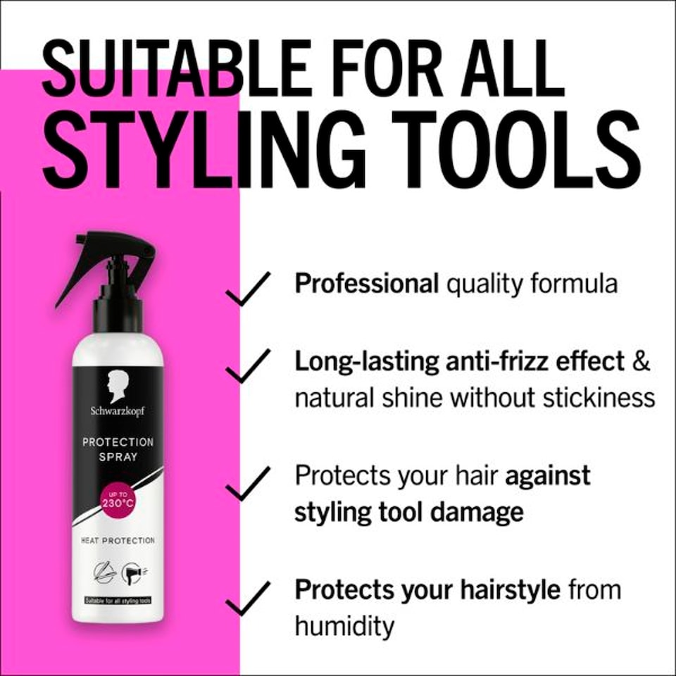 image 1 of Schwarzkopf Heat Protection Spray 250ml