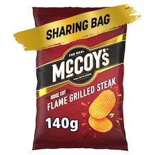 McCoy's Flame Grilled Steak Sharing Crisps 140g