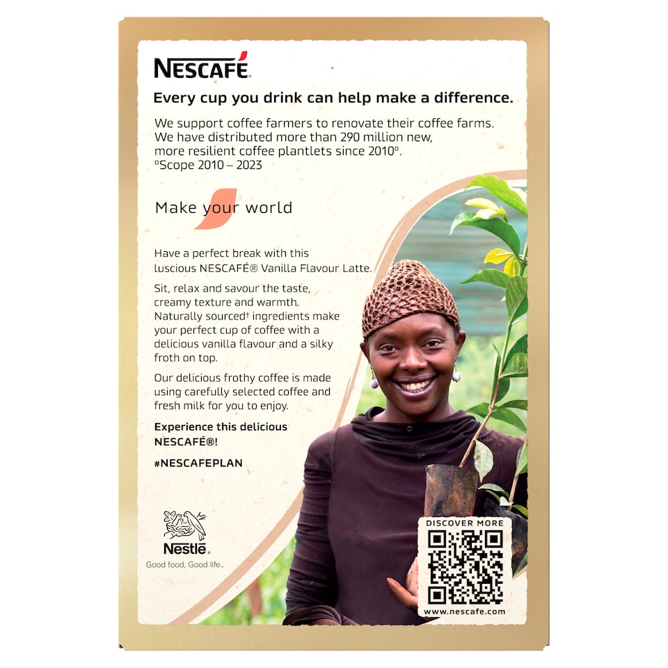 image 1 of Nescafe Vanilla Latte Instant Coffee 7 Sachets
