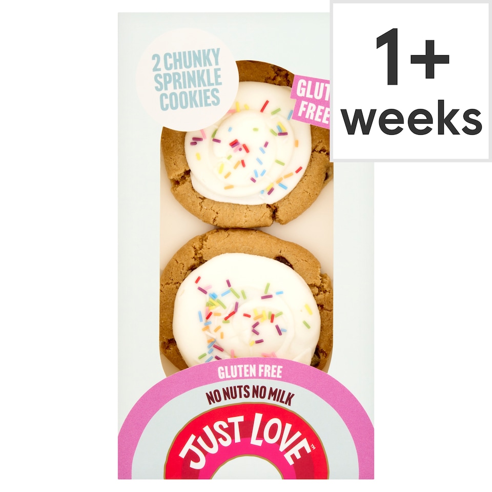 JUST LOVE Gluten Free Chunky Sprinkle Cookies