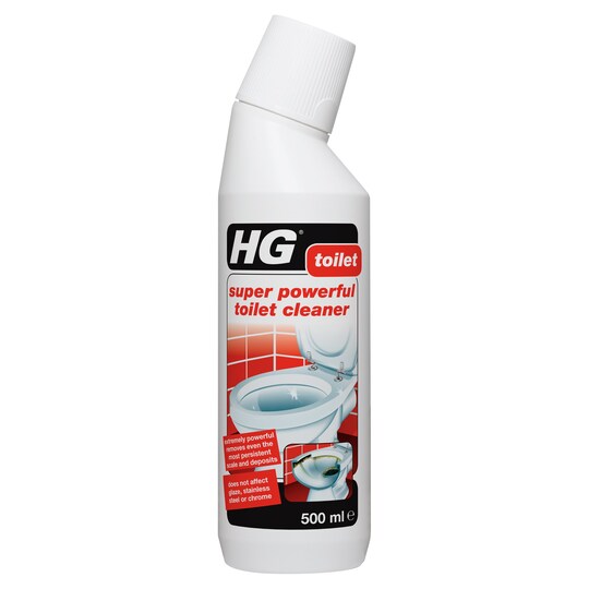 Hg Super Powerful Toilet Cleaner 500Ml Tesco Groceries