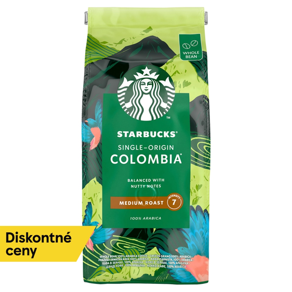 STARBUCKS Single-Origin Colombia zrnková káva 450 g