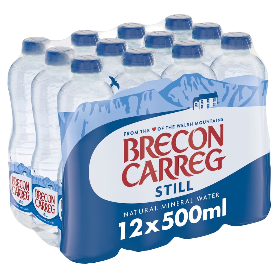 Brecon Carreg Still Mineral Water 12X500ml