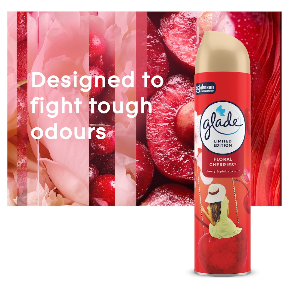 image 1 of Glade Aerosol Frosted Floral Cherries 300ml 