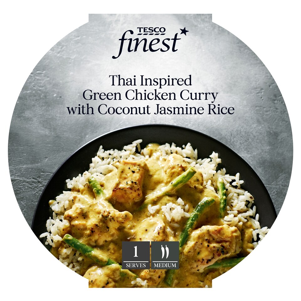Tesco Finest Thai Inspired Green Chicken Curry 410G