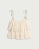image 4 of F&F Tiered Lace Camisole in Cream