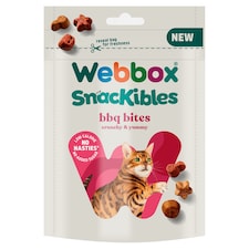 Webbox Snackibles BBQ Bites Cat Treats 85g