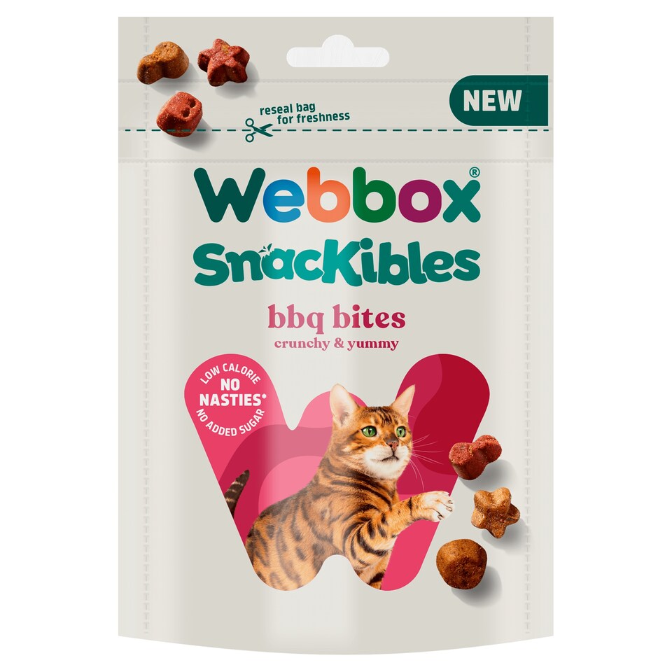 Webbox Snackibles BBQ Bites Cat Treats 85g