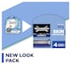 image 2 of Wilkinson Sword Hydro 3 Skin Protection Mens Razor Blade X4