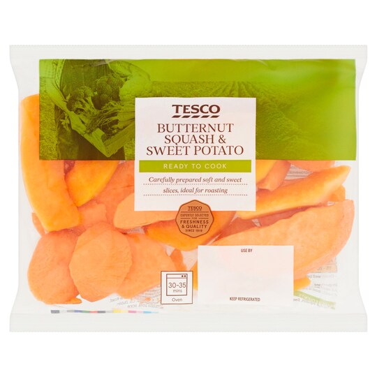 Tesco Butternut Butternut Squash & Sweet Potato 350G Tesco Groceries