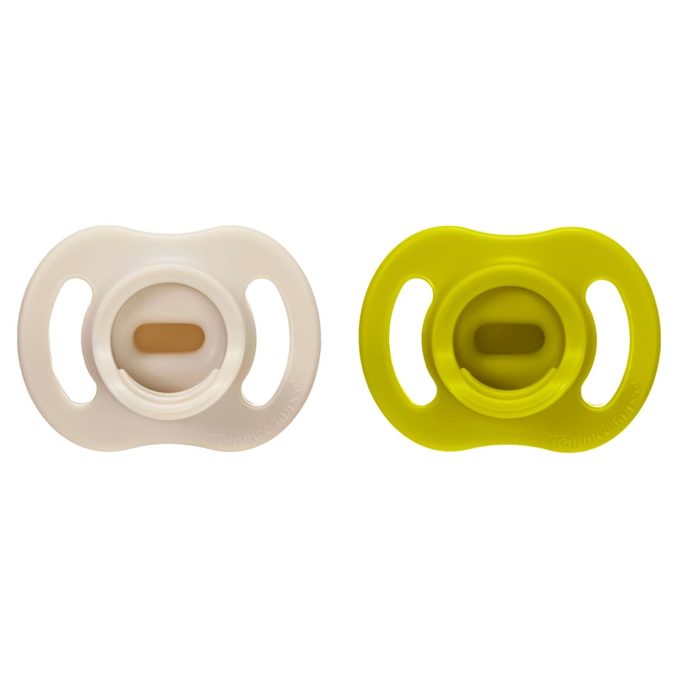 image 1 of Tommee Tippee Ultra Light Stay Put Soothers x2 6-18 Months