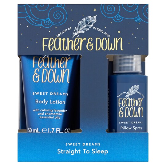 Feather&Down Sweet Dreams Straight To Sleep Set Tesco Groceries