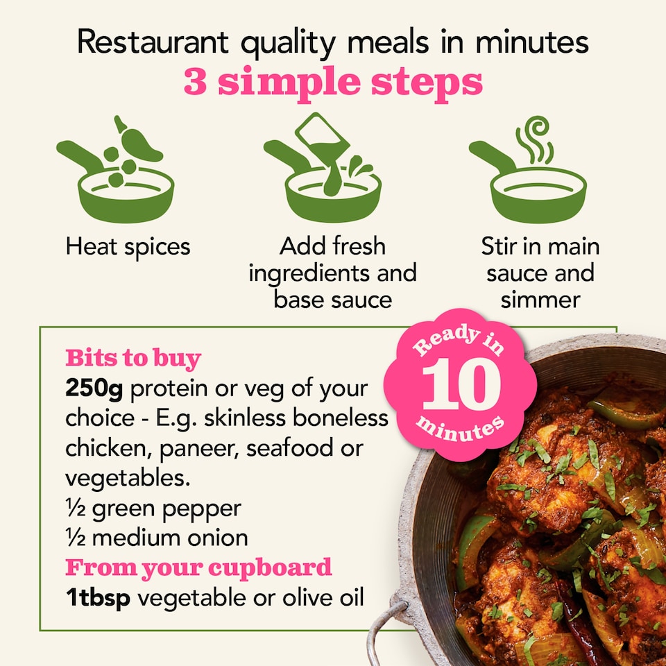 image 1 of The Spice Tailor Balti Curry Kit 300g