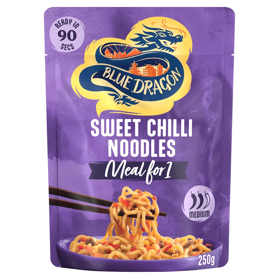 Blue Dragon Sweet Chilli Noodles Ready Meal 250g
