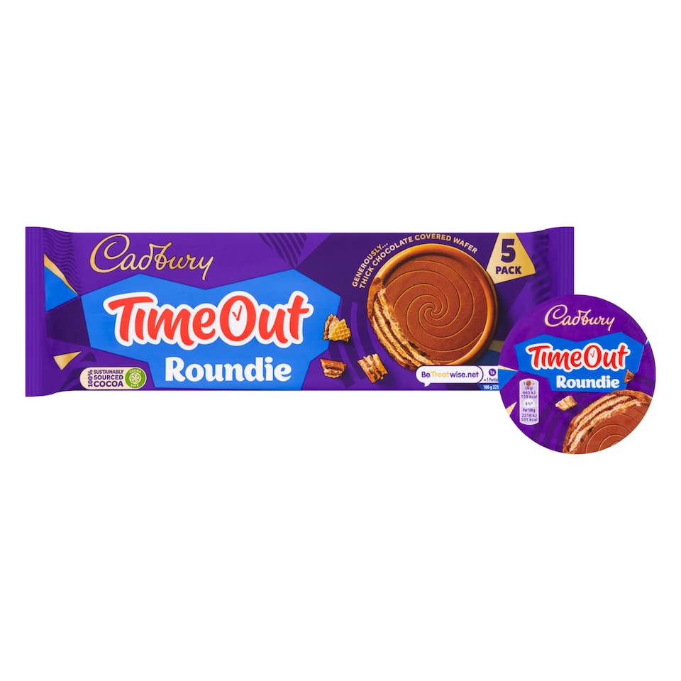 image 1 of Cadbury Timeout Roundie 150G