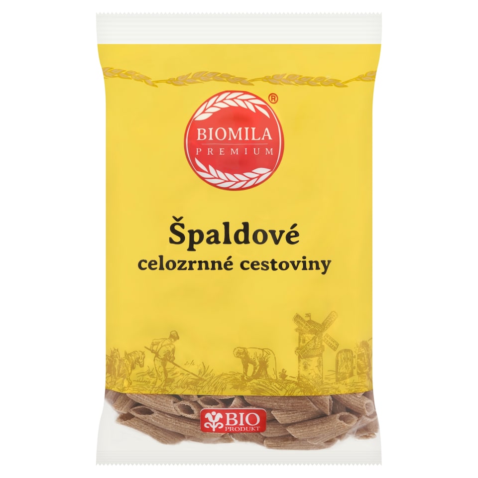 obrázok 1 z Biomila Penne špaldové celozrnné cestoviny 400 g