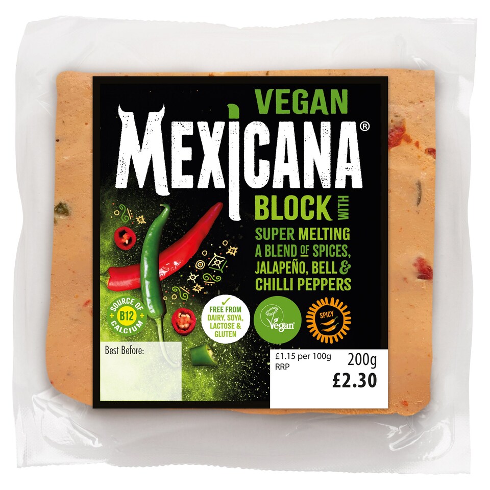 Mexicana Vegan Jalapeno & Chilli Peppers 200G Tesco Groceries
