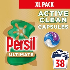 Persil Ultimate Active Clean Laundry Washing Capsules 38 Washes 801.8g