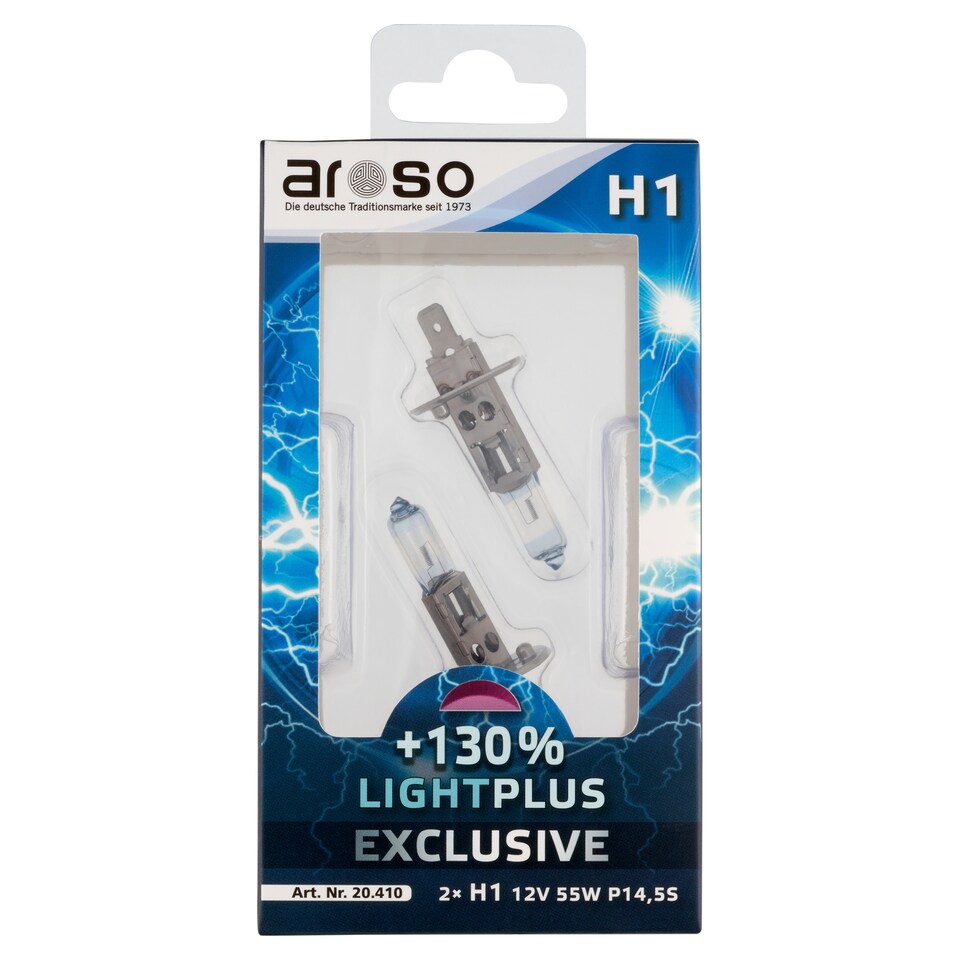 Aroso Light Plus Exclusive autožárovka H1 12V 55W P14,5S 2 ks
