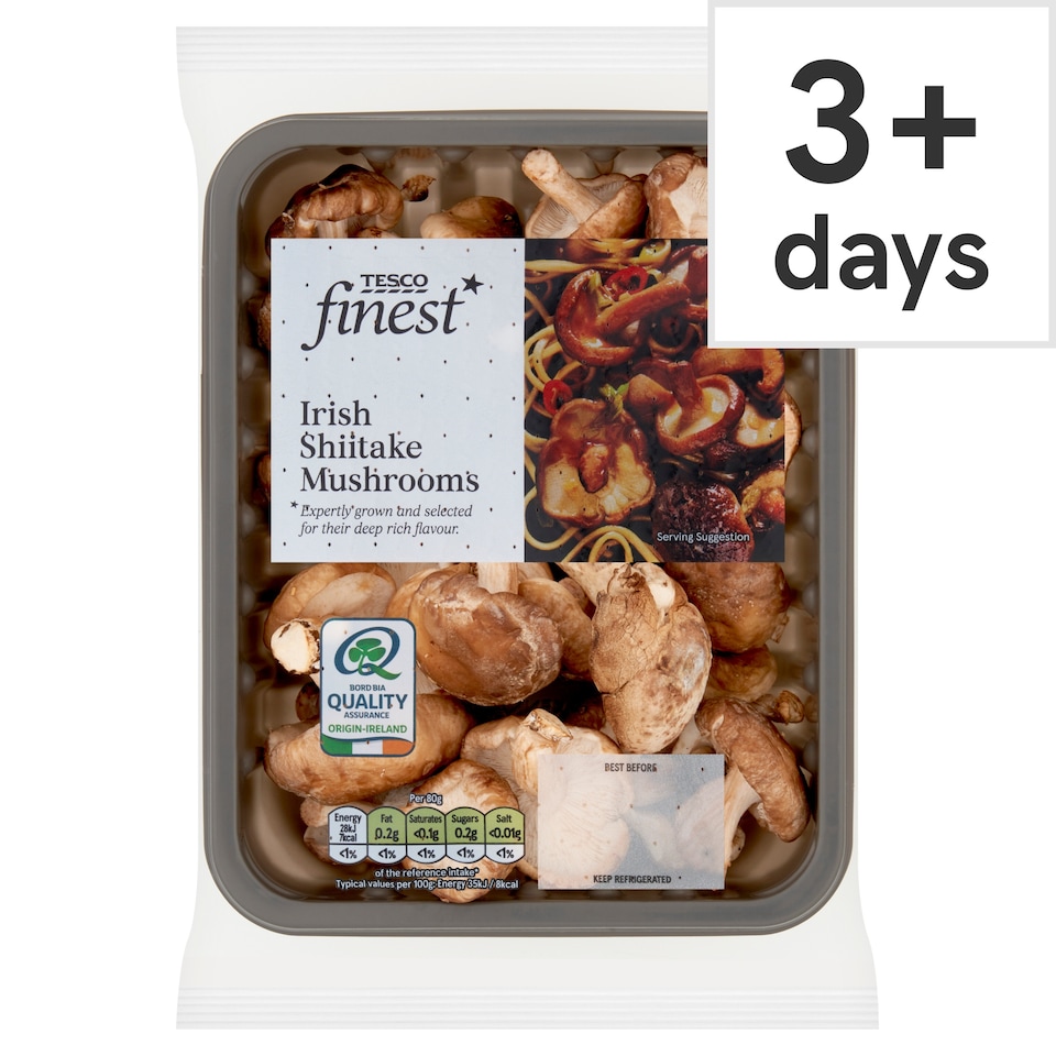 image 1 of Tesco Finest Irish Shiitake Mushrooms 100G