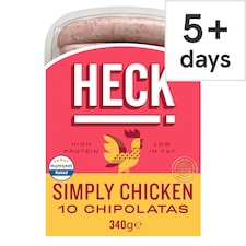 Heck Simply Chicken Chipolatas 340G