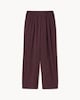 image 4 of F&F Pleated Pinstripe Wide Leg Trousers in Purple