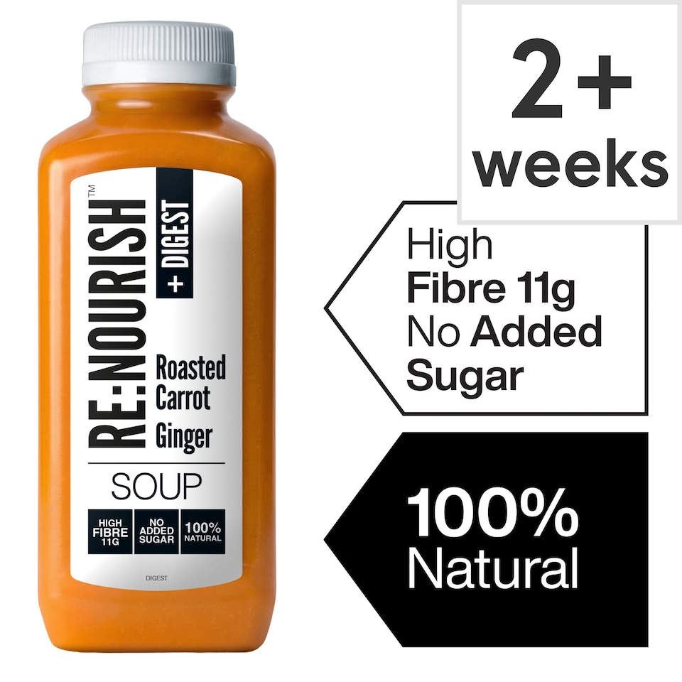 image 1 of RENOURISH DIGEST Roasted Carrot and Ginger Soup 500g