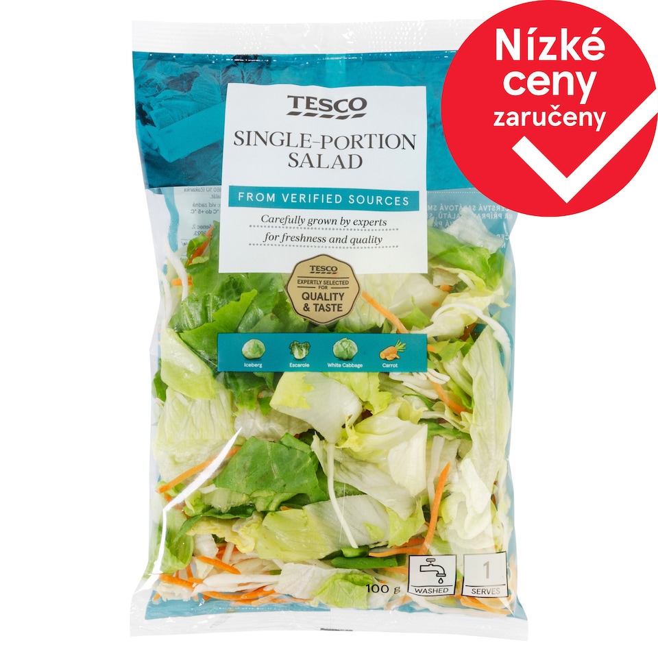 Tesco Single-Portion Salad 100g