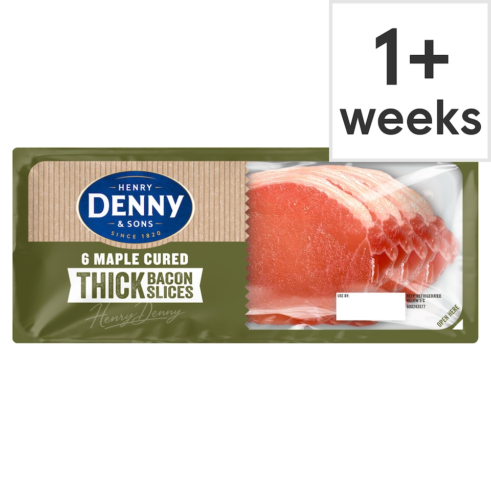 Denny Thick Cut Maple Cured Bacon 240G