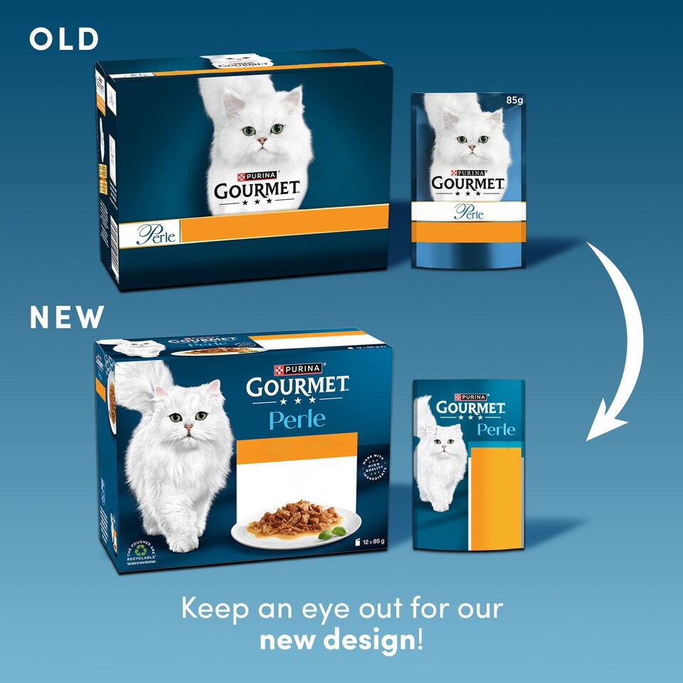 image 1 of GOURMET Perle Chef's Collection in Gravy Wet Cat Food 12x85g