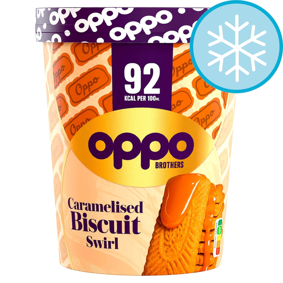 Oppo Brothers Caramelised Biscuit Swirl 475Ml