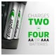 image 4 of Energizer Pro Charger with 4 AA rechargeable Batteries included