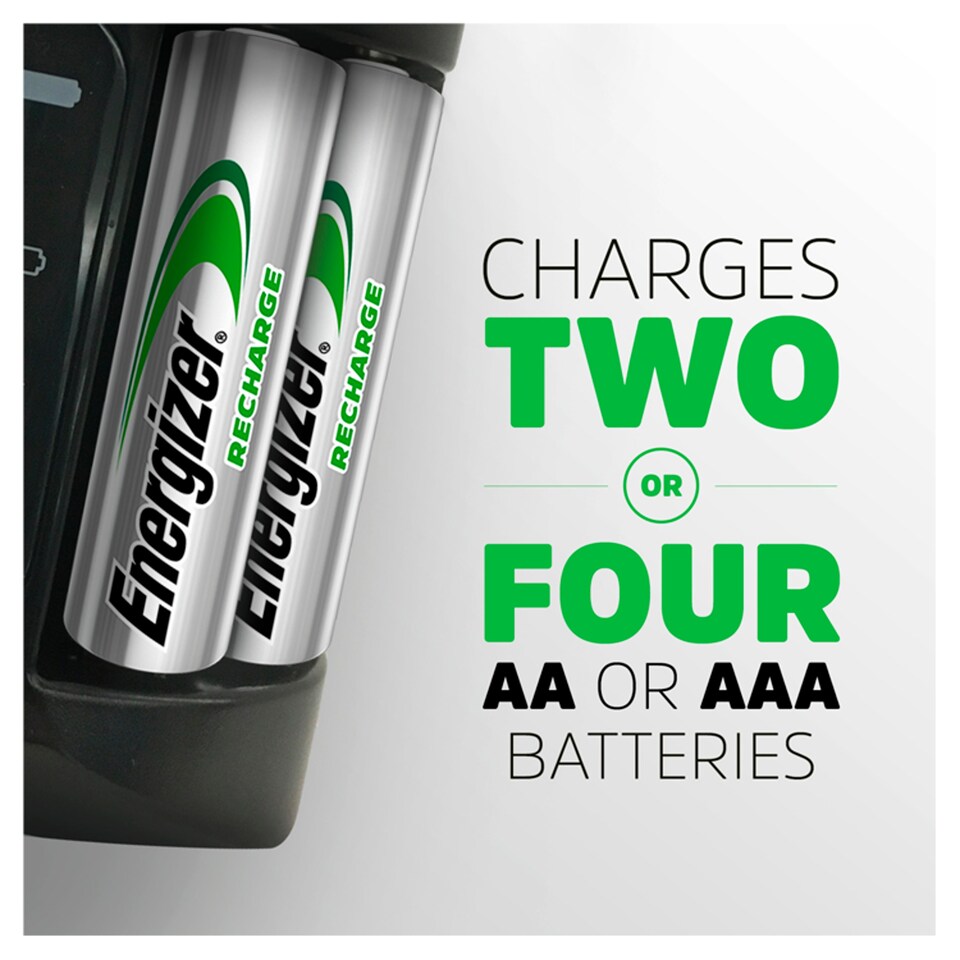 image 1 of Energizer Pro Charger with 4 AA rechargeable Batteries included