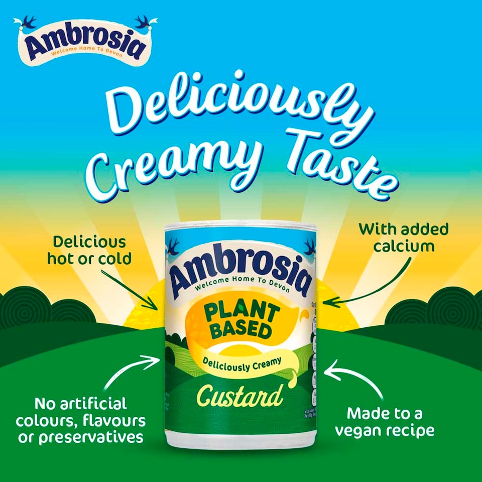 image 1 of Ambrosia Plant Based Custard 390g
