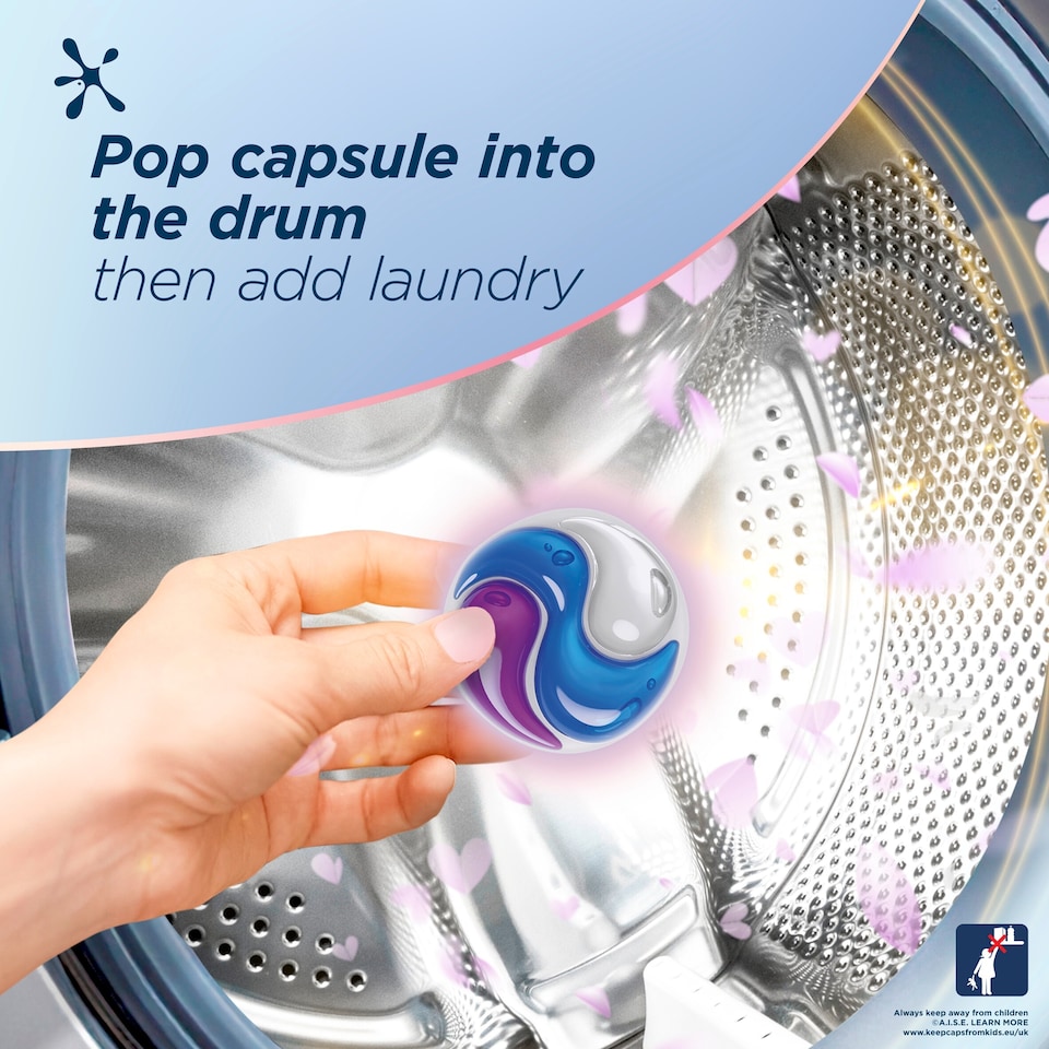 image 1 of Persil Pure Heaven Scent Non Bio Laundry Washing Capsules 33 Washes 696g