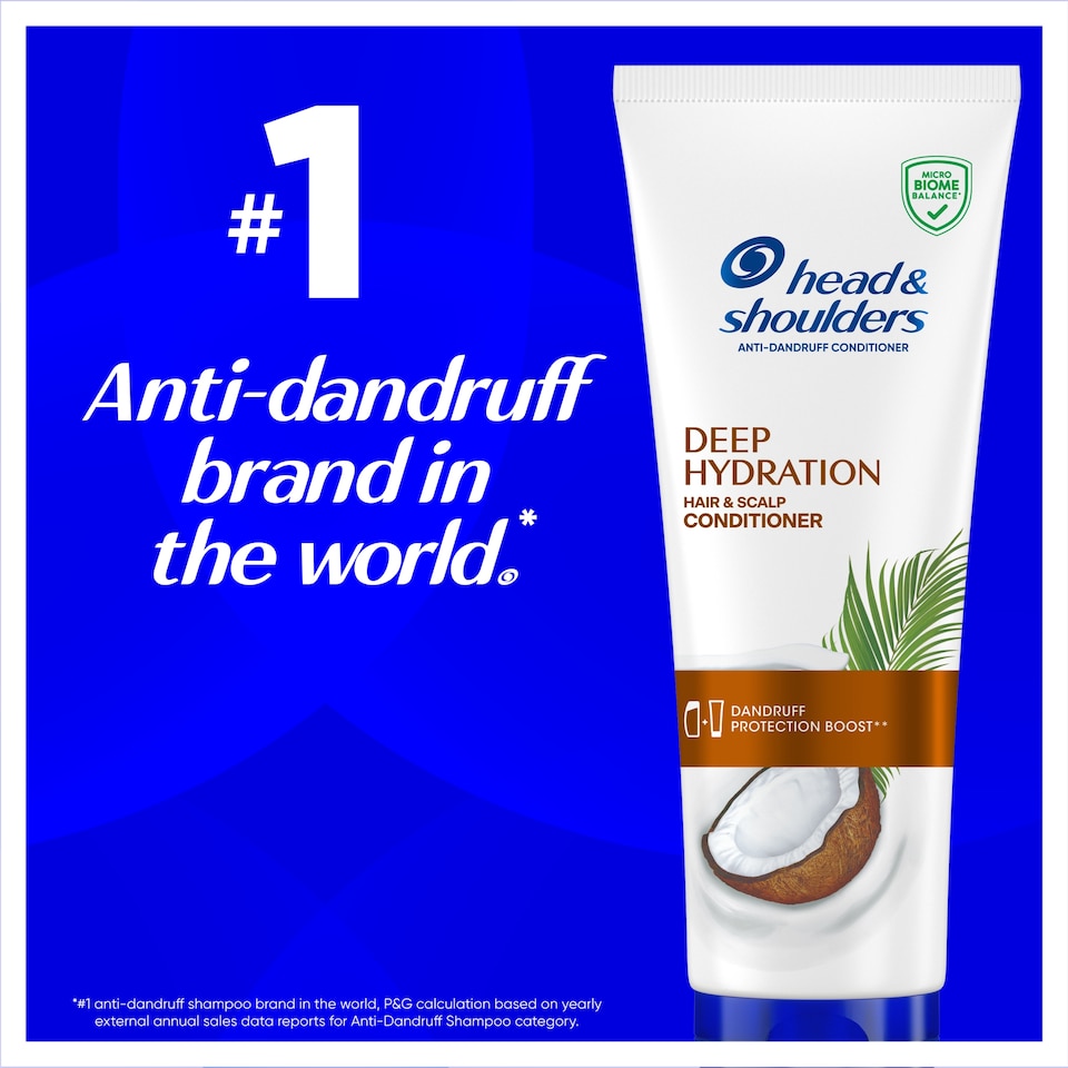 image 1 of Head & Shoulders Deep Hydration Coconut Hair Conditioner 275ml