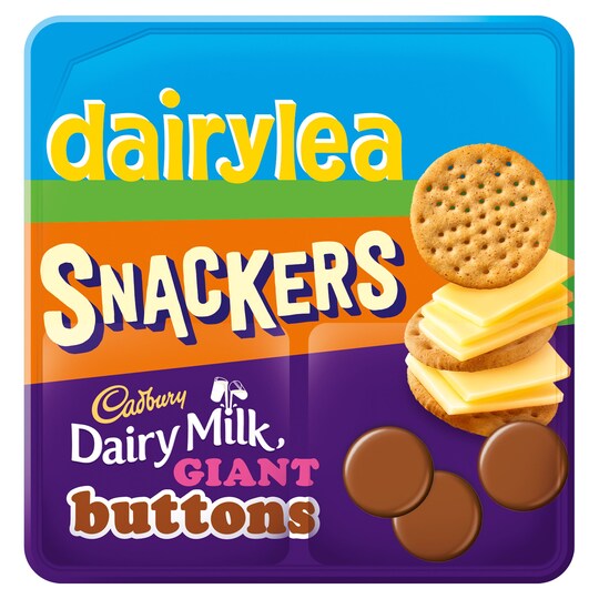 Dairylea Snackers Cheese & Crackers & Buttons 64.2G