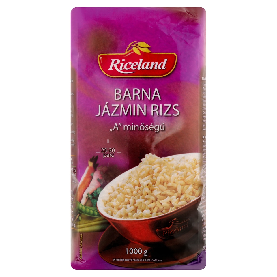 Riceland "A" minőségű Barna Jázmin rizs 1000 g  1. kép