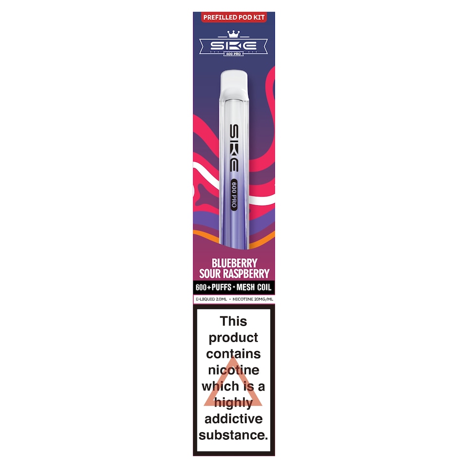 SKE 600 Pro Kit Blueberry Sour Raspberry 20mg/2ml