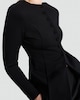 image 1 of F&F Button Front Long Sleeve Blouse in Black