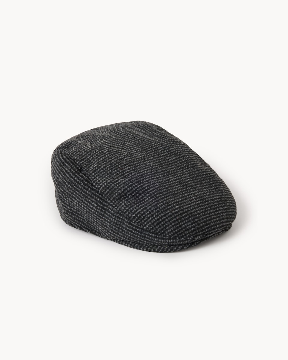 F&F Herringbone Flat Cap in Grey