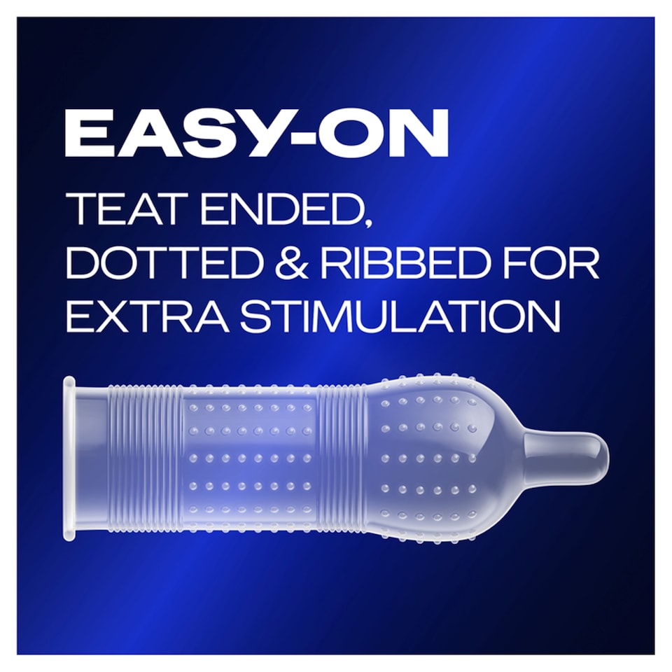 image 1 of Durex Intense Condoms Ribbed & Dotted Regular Fit 12 Pack