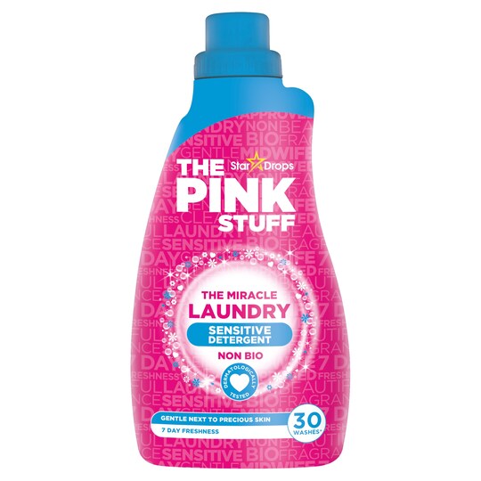 Stardrops Pink Stuff Non Biological Laundry Detergent 960Ml Tesco Groceries